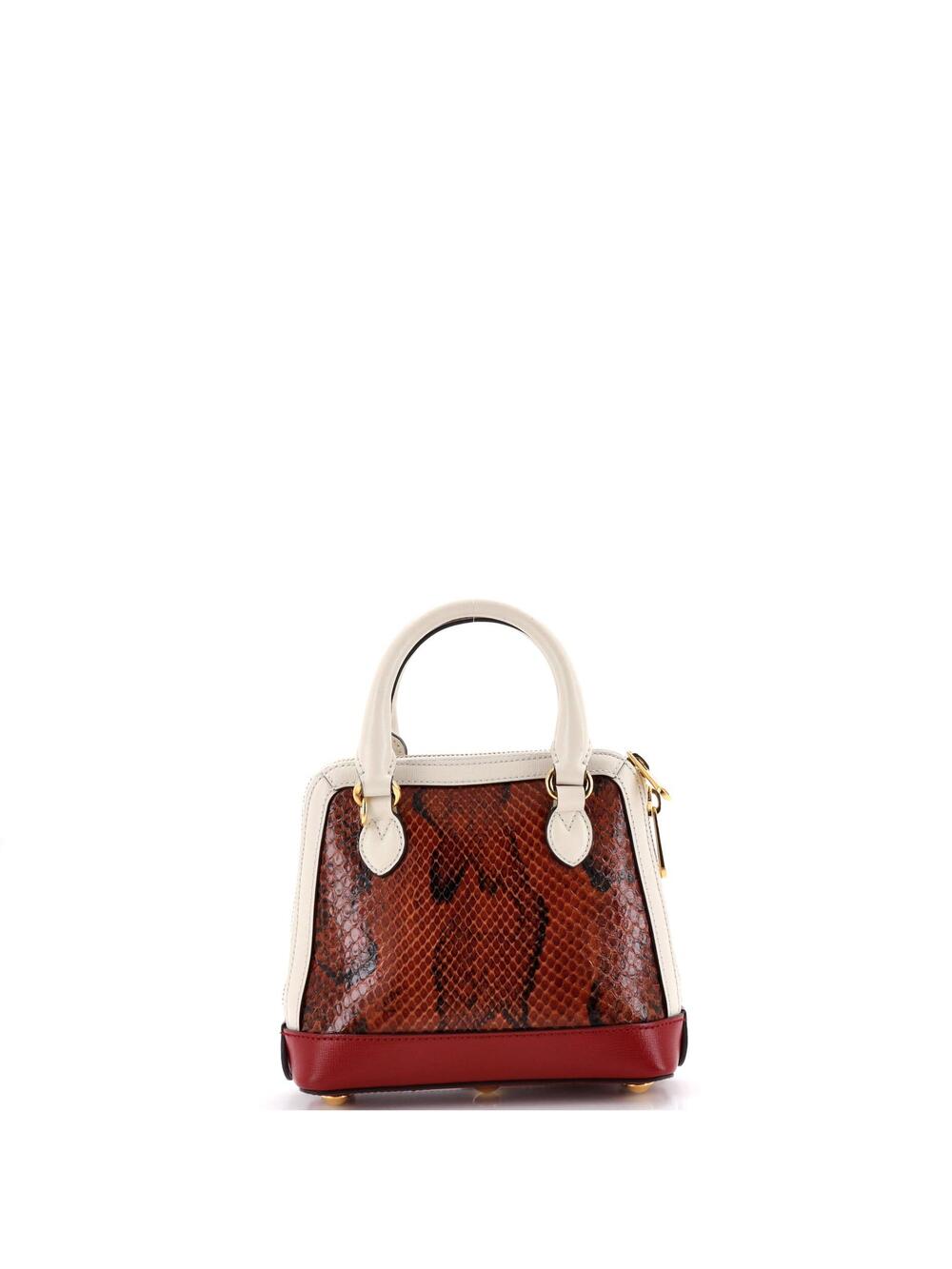 Gucci Horsebit Top Handle Bag Python #285833G24B - Picture 3 of 6